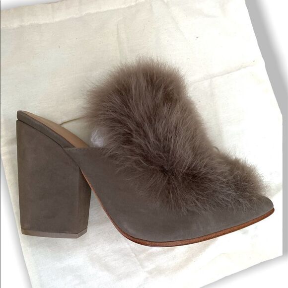 Anthropologie Huma Blanco For Nordstrom Alpaca Mule Slide Ons - Picture 6 of 10